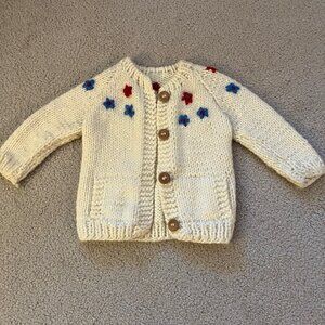 Knitted 4 Button Cardigan